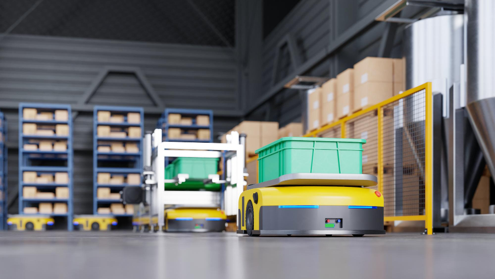 Robots sobre ruedas: cómo los AGV y AMR están transformando la logística