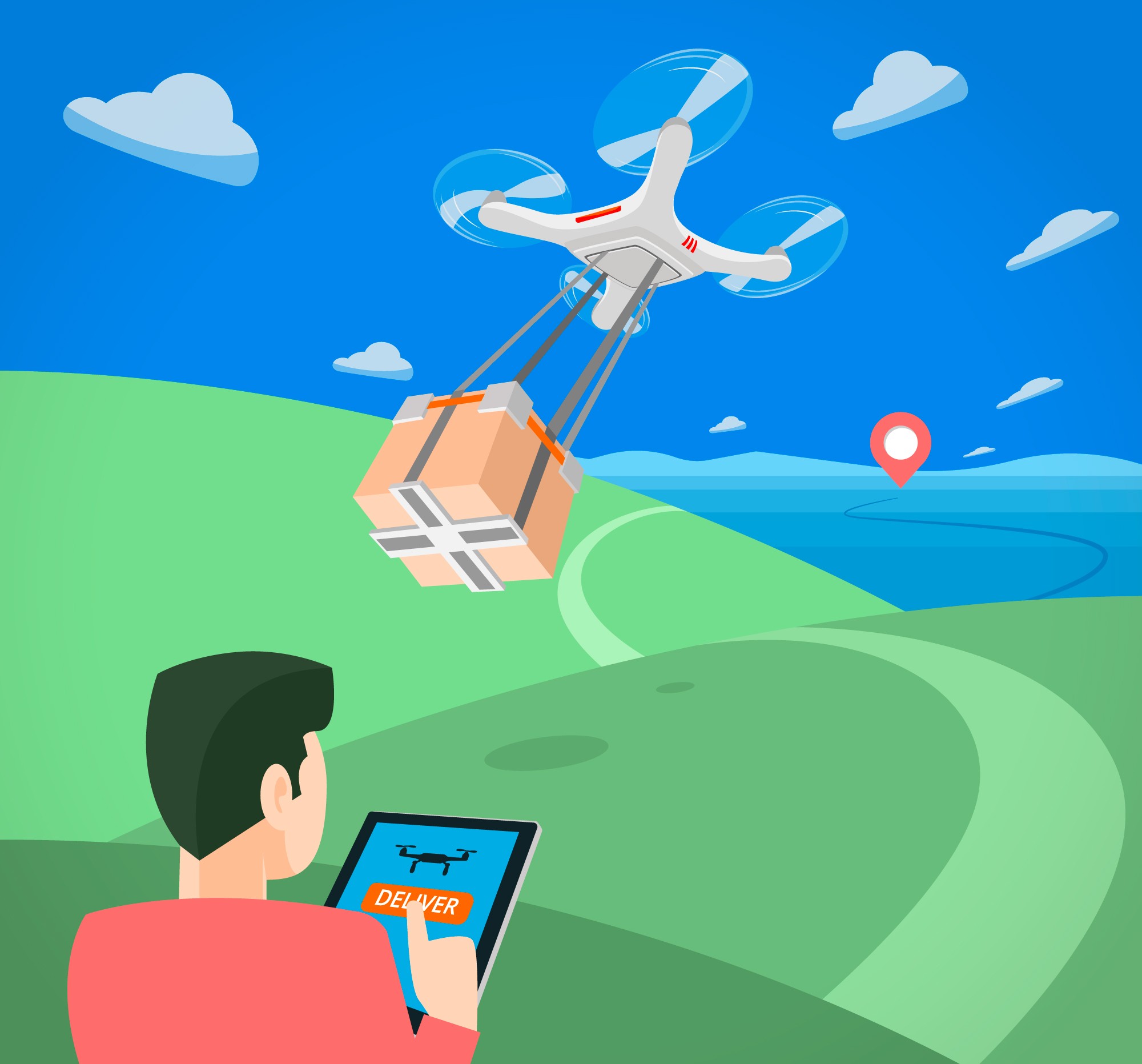 ¿Son los drones de reparto el futuro de la última milla?